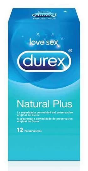 Preservativo Natural Plus Durex 12 un