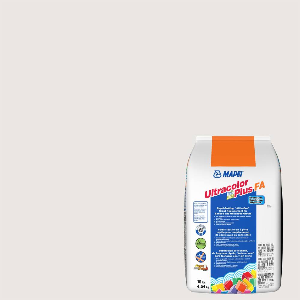 MAPEI Ultracolor Plus FA Avalanche #5038 All-in-one Grout (10-lb) | 6BU503805