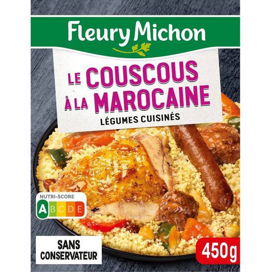 Fleury Michon - Plat cuisiné le couscous à la marocaine légumes