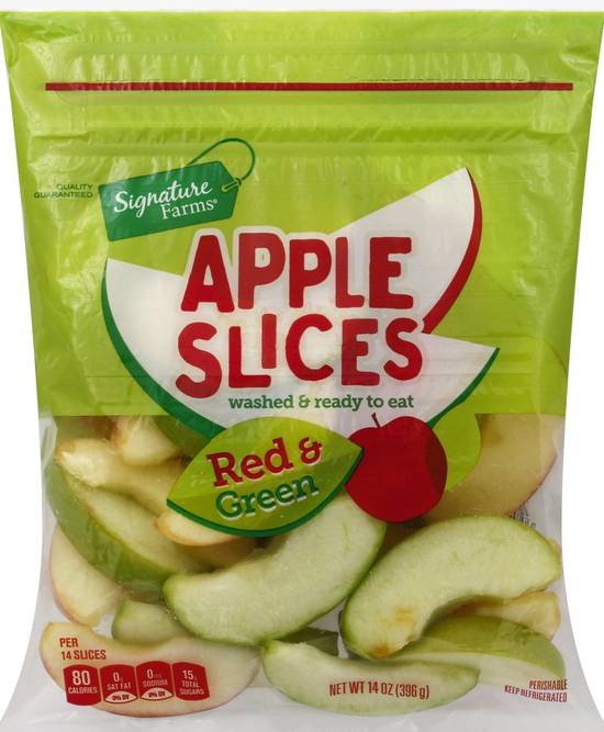 Order Signature Farms · Red & Green Apple Slices (14 oz) food online from Safeway store, Eureka on bringmethat.com