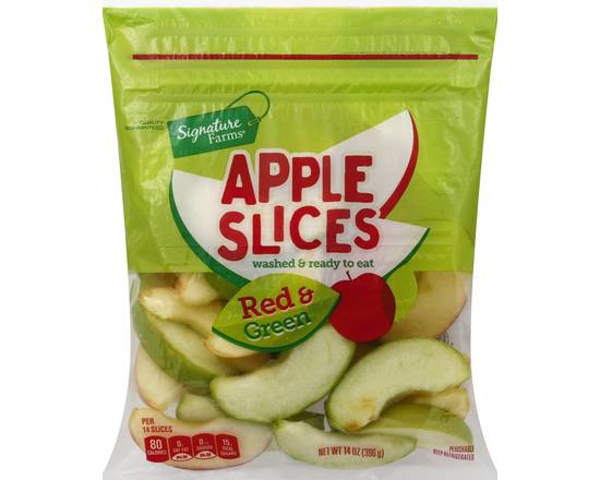 Order Signature Farms · Red & Green Apple Slices (14 oz) food online from Safeway store, Butte on bringmethat.com