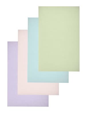 Mara-Mivv Pastel Cards and Envelopes, 5.5x3.5 in, Assorted (50 ct)