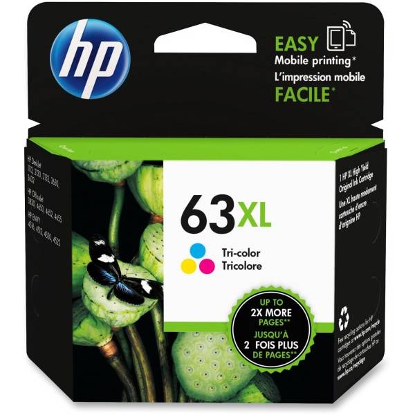 Hp 63xl High-Yield Tri-Color Ink Cartridge