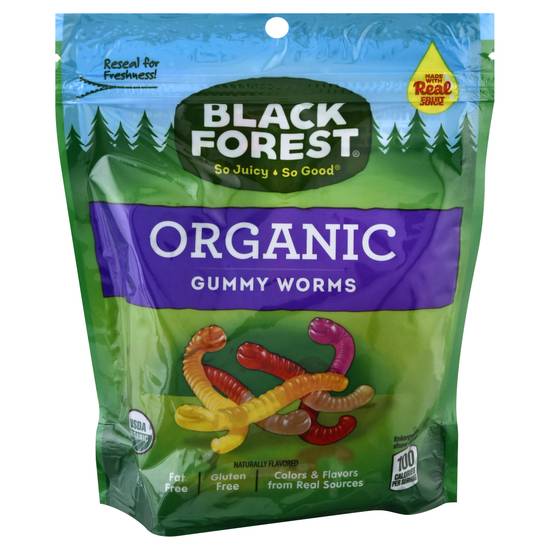 Black Forest Organic Gummy Worms Resealable Bag (8 oz)