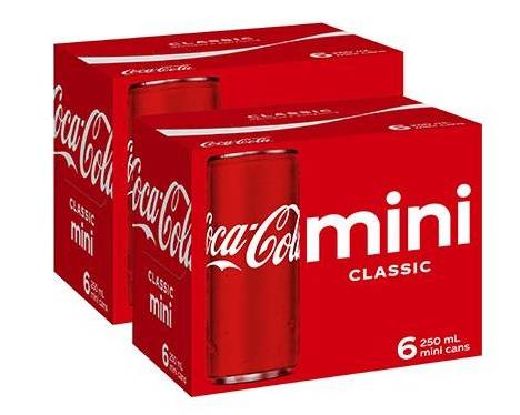 Coca Cola Can 12x250mL