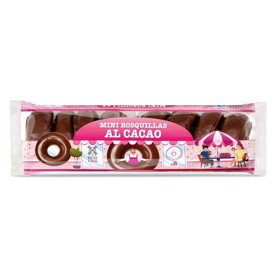 Mini rosquillas al cacao El molino de Dia bandeja 155 g