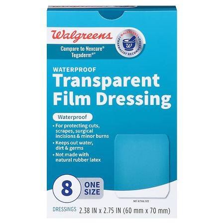 Walgreens Transparent Film Dressing (8 ct)