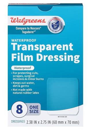 Walgreens Transparent Film Dressing