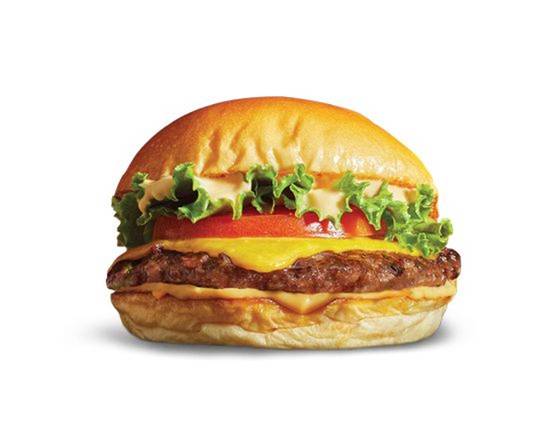 Single Jolliburger with Tomato, Lettuce & Cheese