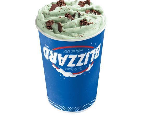 Mint Brownie Blizzard Treat