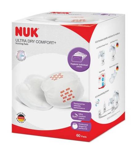 NUK超乾爽拋棄式防溢乳墊-60入 #145355
