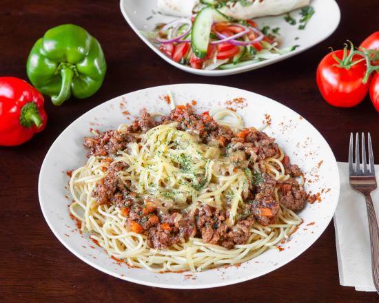 Spaghetti Bolognaise with Cheese
