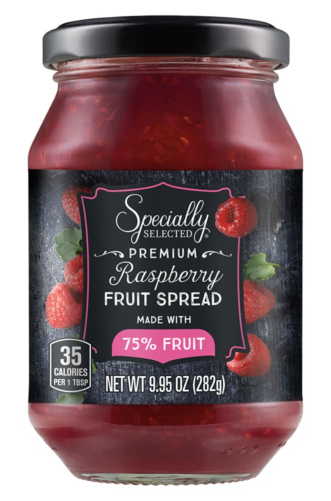 Specially Selected Premium Fruit Spread With 75% Fruit, Raspberry (9.95 oz)