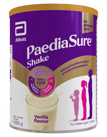PediaSure Vanilla, Balanced Nutritional Shake Powder (850g)