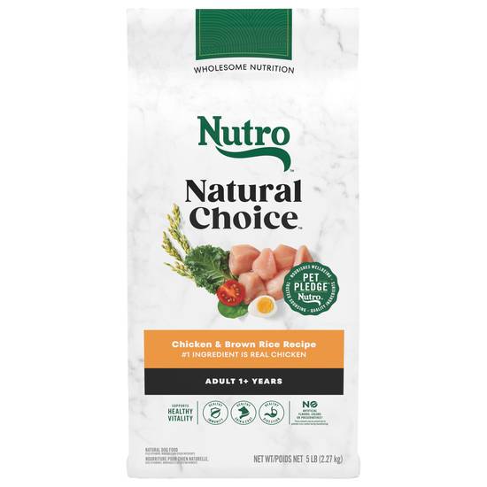 Nutro Natural Choice Chicken & Brown Rice Recipe Adult Dog Food