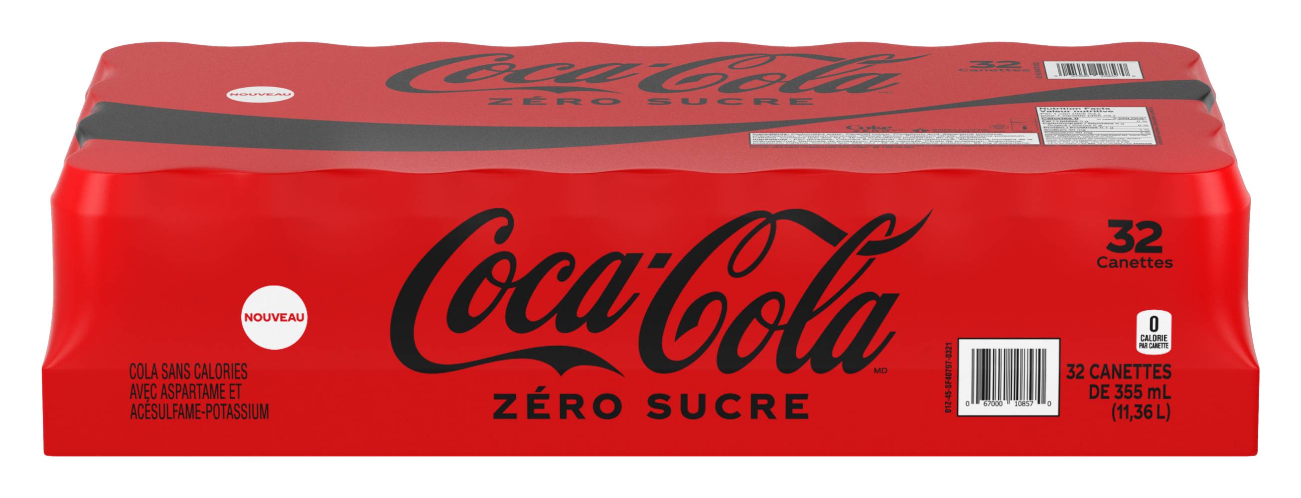Coca-Cola Zero Sugar Drink (32 x 355 ml)