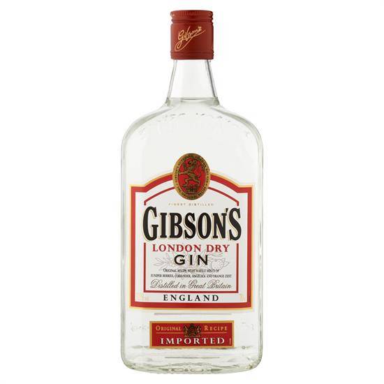 Gin london dry GIBSON'S - la bouteille de 70cL
