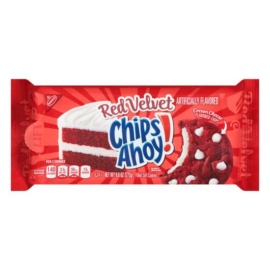 Chips Ahoy! Soft Red Velvet Filled Cookies (9.6 oz)
