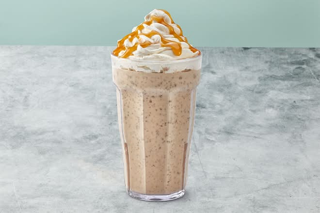 Kid's Salted Caramel Brownie Milkshake