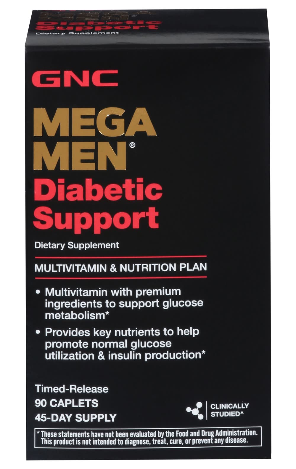 GNC Mega Men Diabetic Support Multivitamin (6.4 oz)
