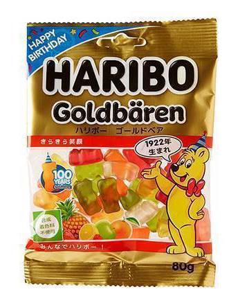 ◎ハリボー ゴールドベア(80g)