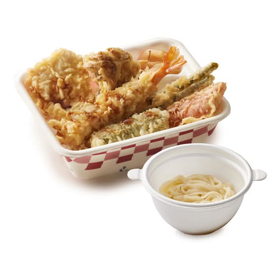 いろどり天丼弁当（冷小うどん）セット