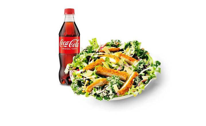 Crispy Chicken Caesar Salad meal