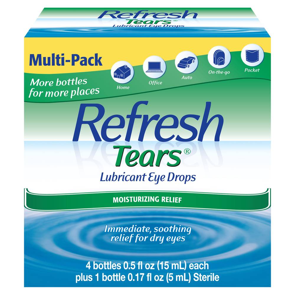 Refresh Tears Lubricant Eye Drops (5 ct)