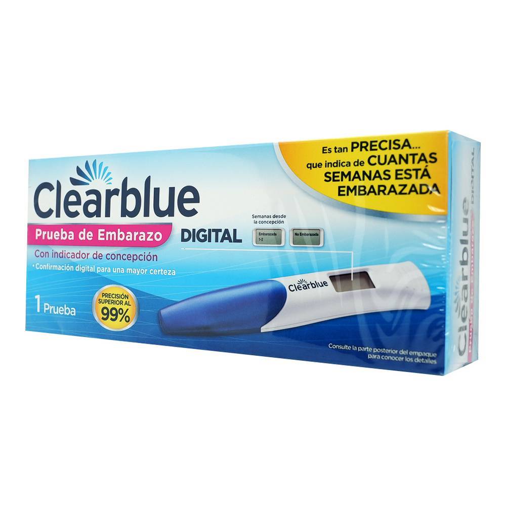 Clearblue · Prueba de embarazo digital