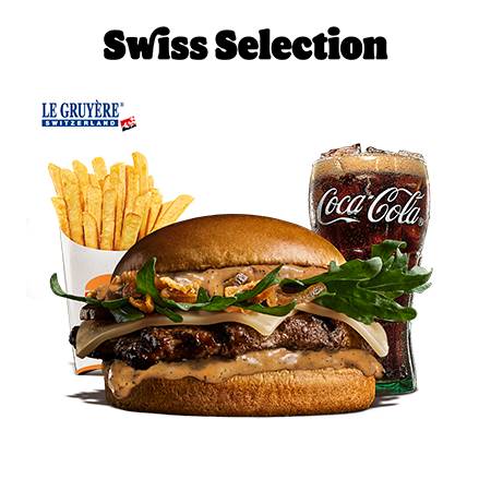 Mushroom Le Gruyère AOP Menu