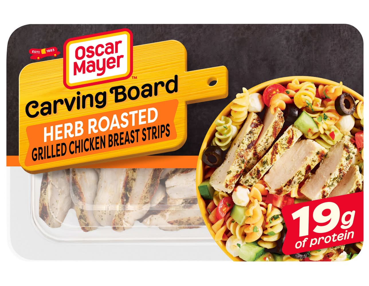 Oscar Mayer Carving Board Herb Roasted Grilled Chicken Breast Strips (6 oz)