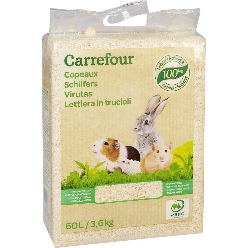 Carrefour - Copeaux 100% naturel (60L)