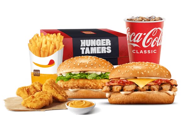 Large Parmi Grilled Chicken Hunger Tamers