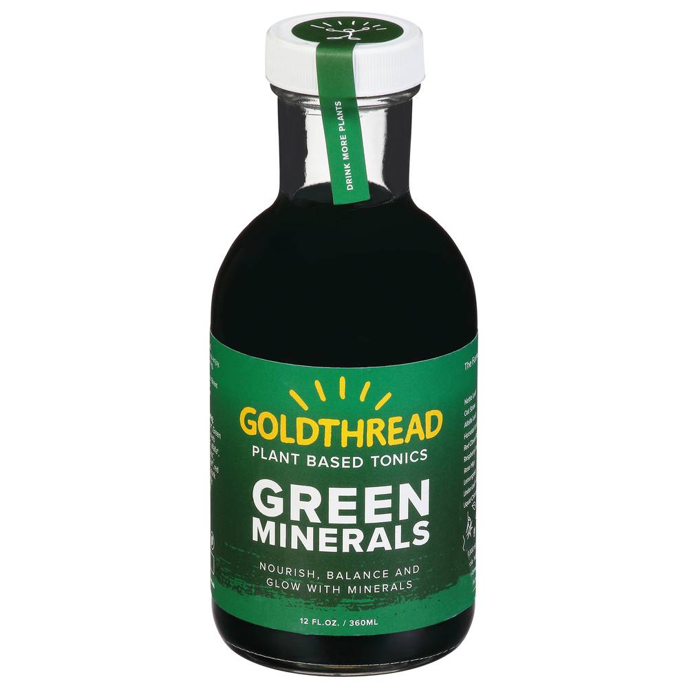 Goldthread Plant Based Green Minerals Tonic (12 fl oz)