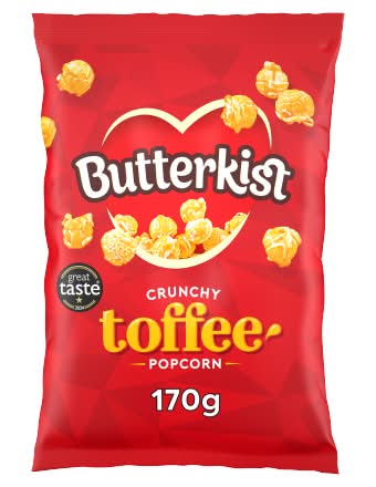 Butterkist Toffee, Crunchy Popcorn (170g)