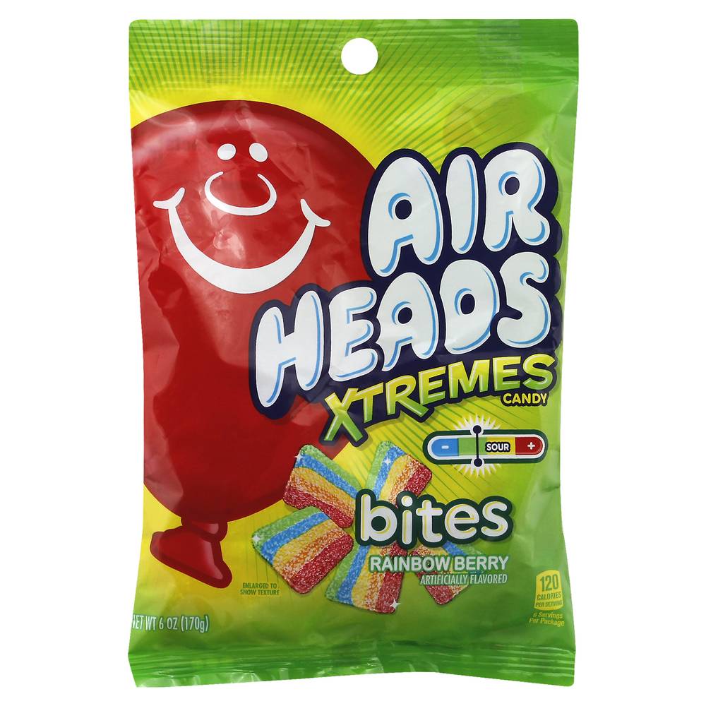 Airheads Xtremes Rainbow Berry Bites Candy (6 oz)