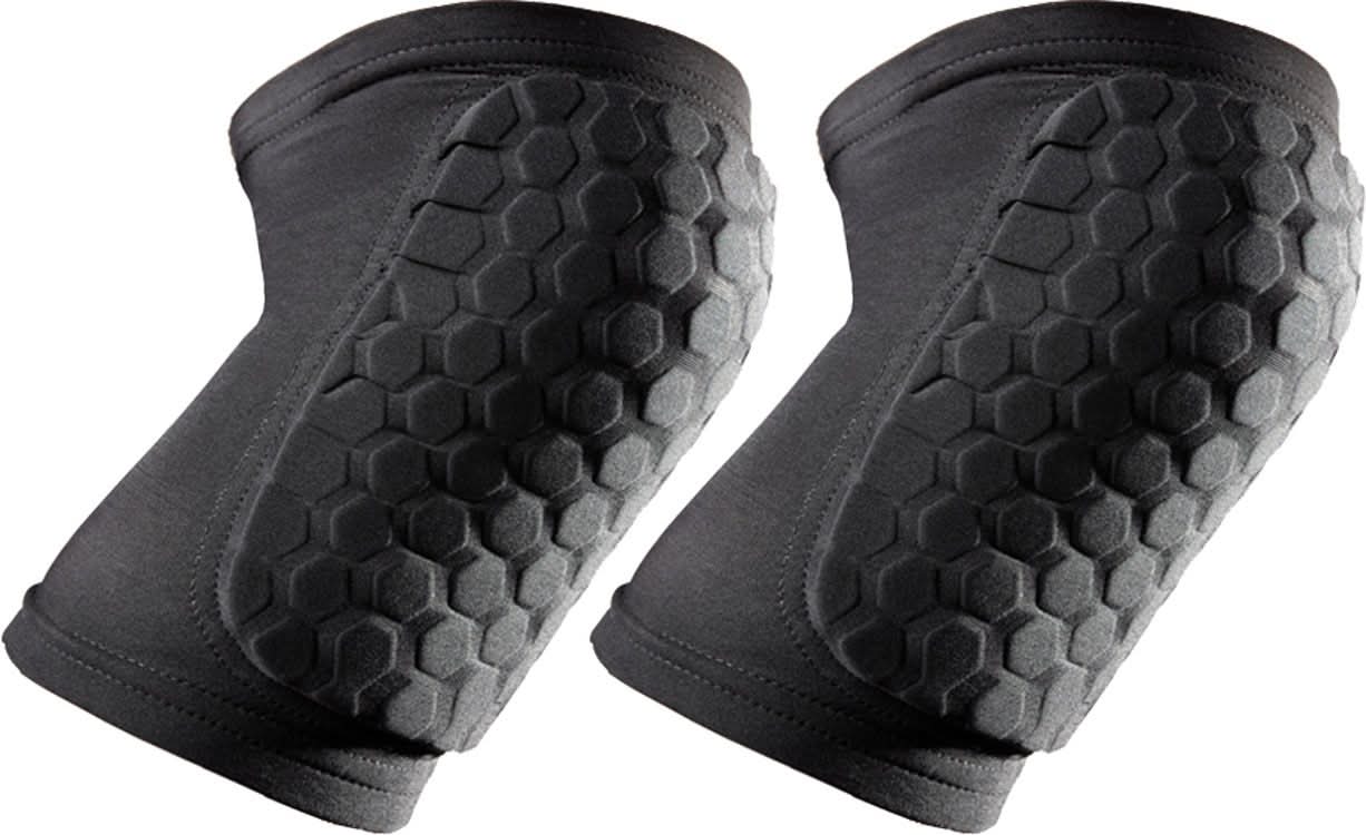 McDavid Youth Hex Knee/Elbow/Shin Pads - Pair (Black)