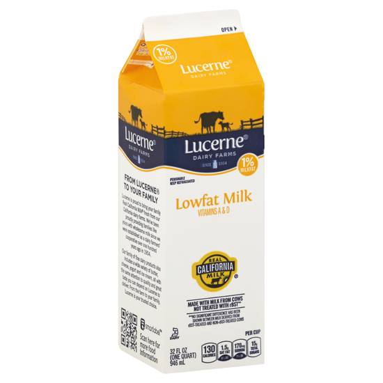 Lucerne 1% Lowfat Milk (32 fl oz)