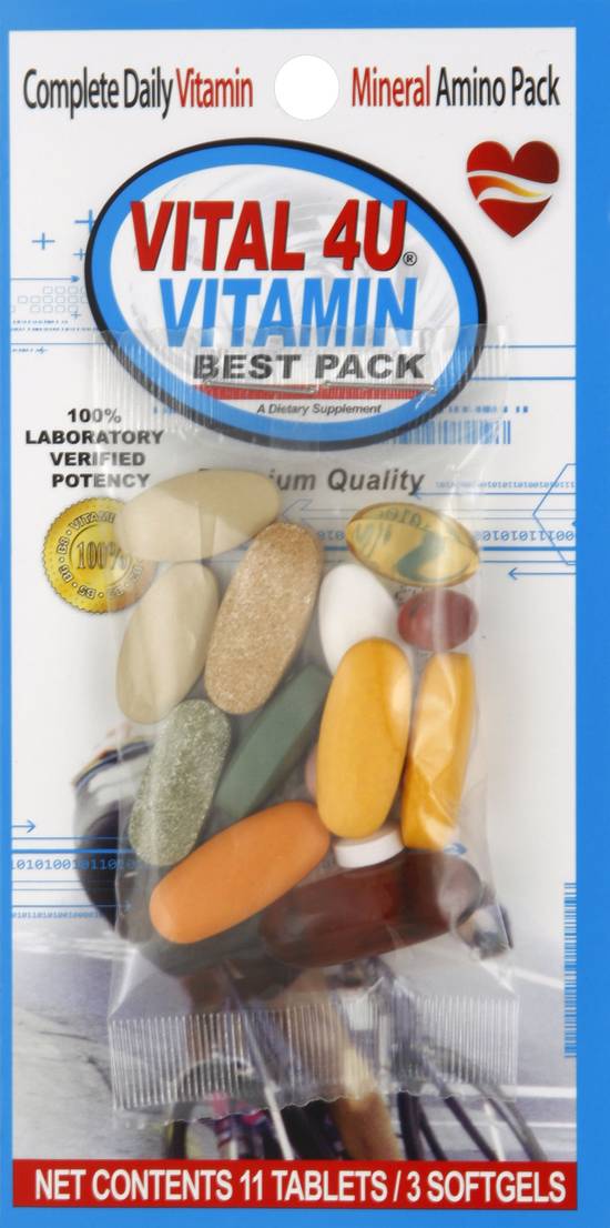 Vital 4u Daily Vitamin pack (1 pack)