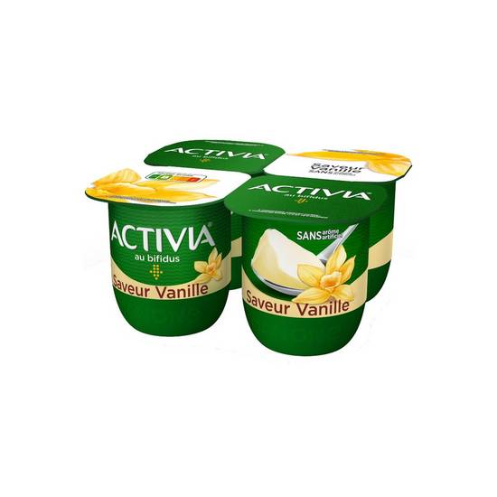 Yaourt bifidus saveur vanille Activia 4x125g