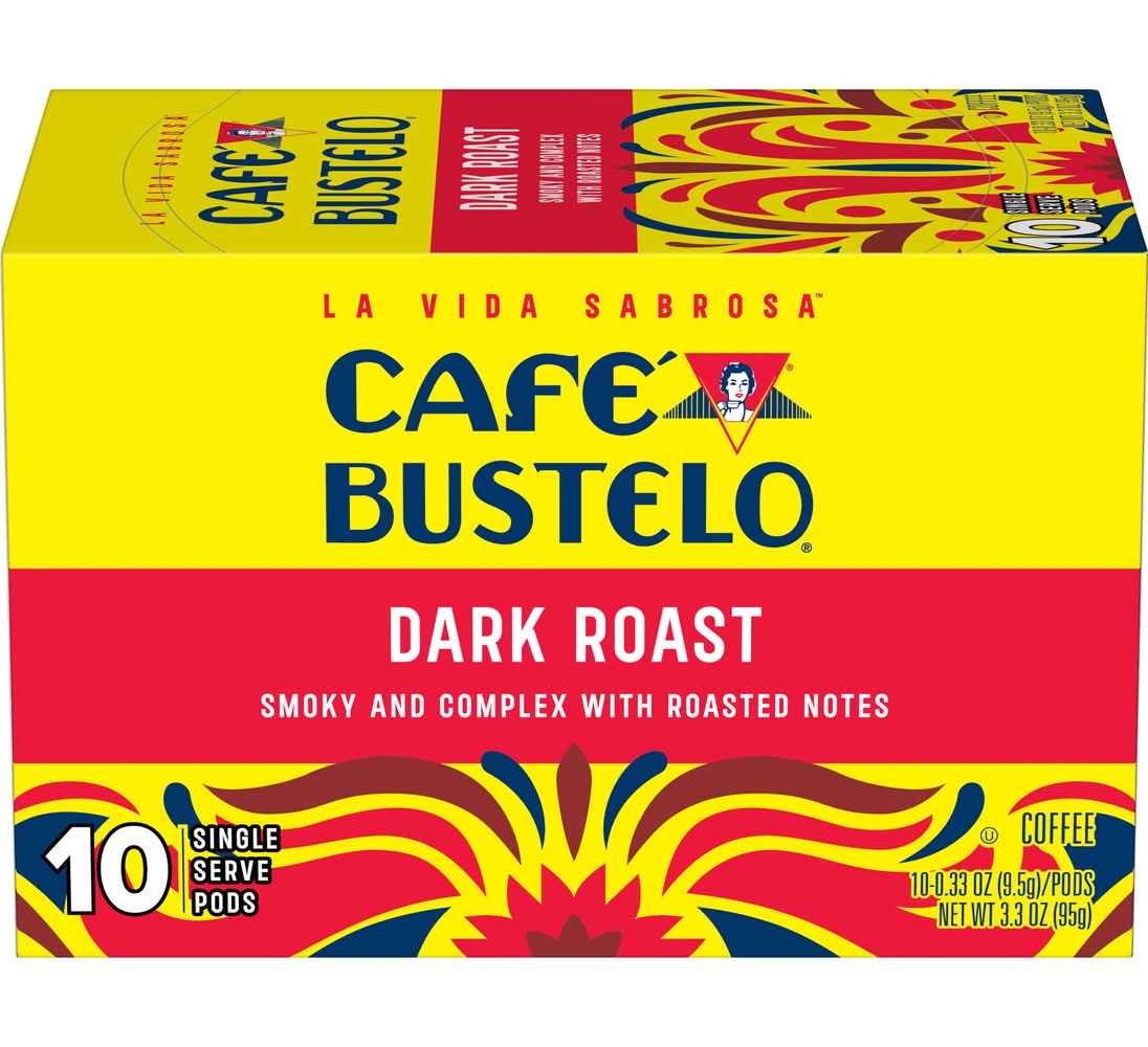Café Bustelo K-Cup Coffee Pods, Dark Roast (3.3 oz, 10 ct)