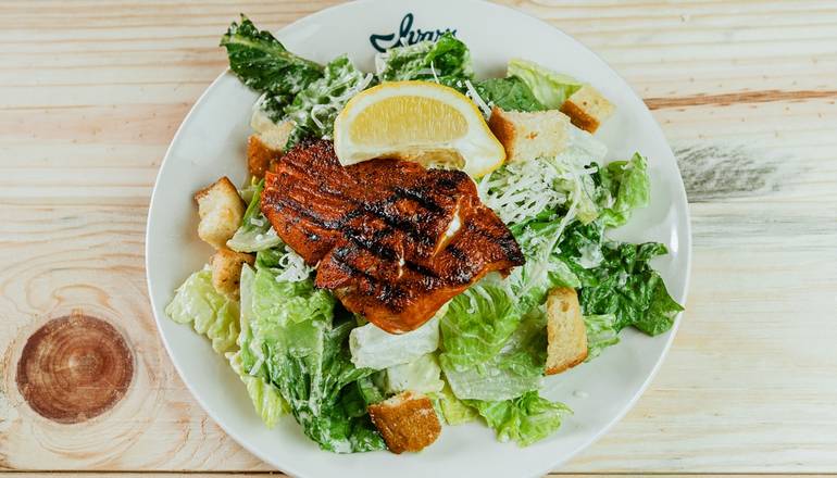 Blackened Salmon Caesar Salad