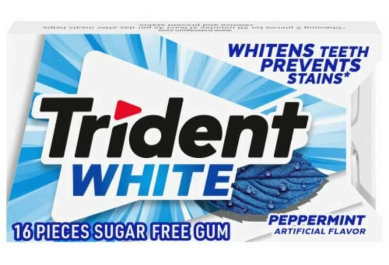 Trident White Peppermint Sugar Free 16-Piece