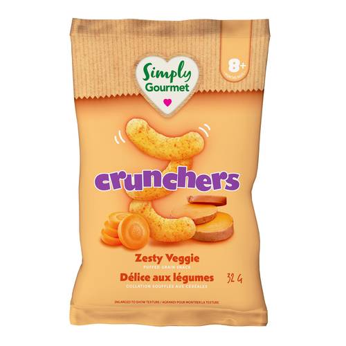 Simply Gourmet Crunchers Zesty Veggie Baby Snack (32 g)