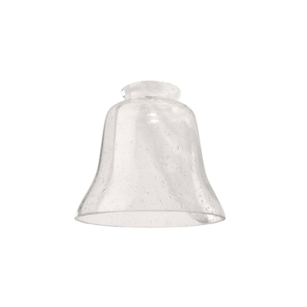 Style Selections 4.5-in x 4.75-in Bell Seeded Glass Vanity Light Shade with 2-1/4-in Lip fitter | 391