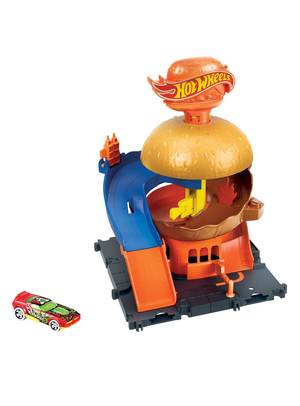 Hot Wheels · City tienda de hamburguesas