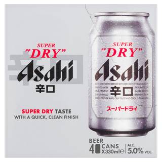 Asahi Super Dry 4 x 330ml