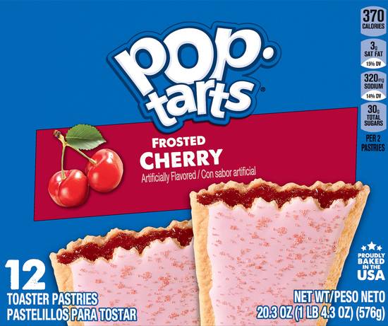 Pop-Tarts Frosted Cherry Toaster Pastries (12 ct)