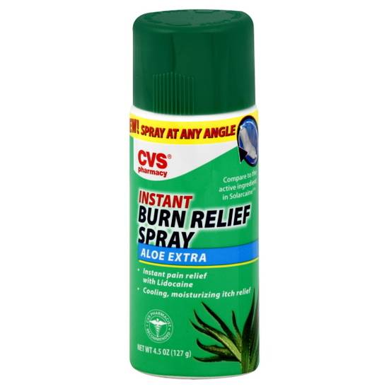 Cvs Instant Aloe Extra Burn Relief Spray