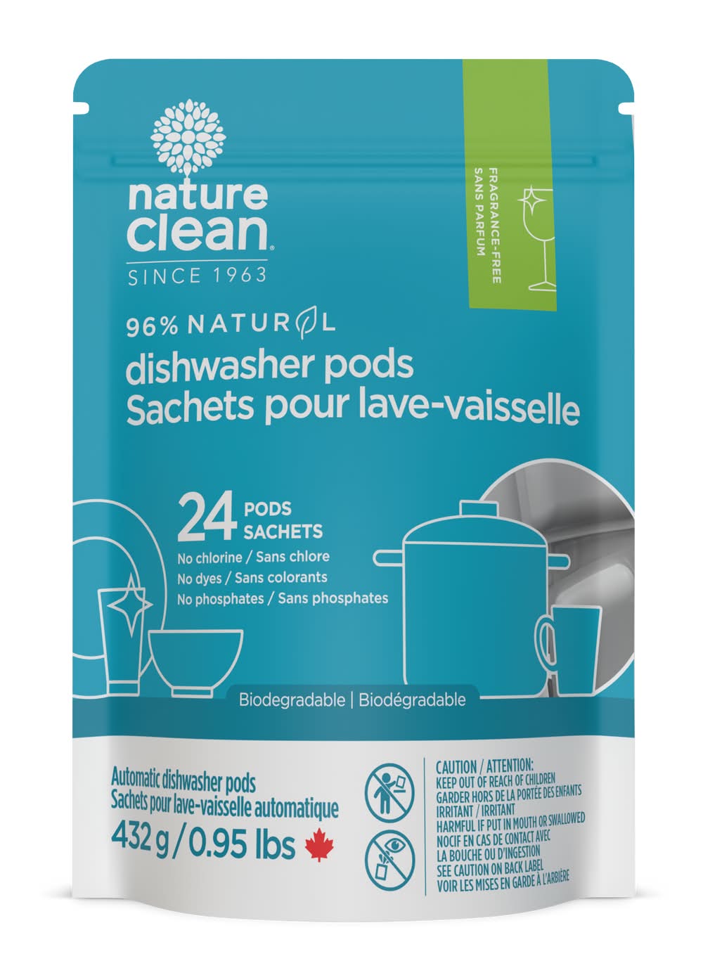 Nature Clean Dishwasher Pacs (0.04 lbs)